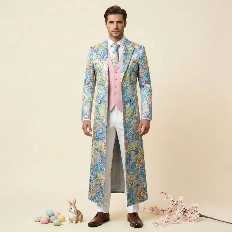 First Easter Outfit for Men – Personalized Spring Clothing, Gift for Him, Holiday Casual Wear